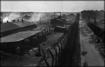 Camp No. 1 from the look-out tower used by German guards