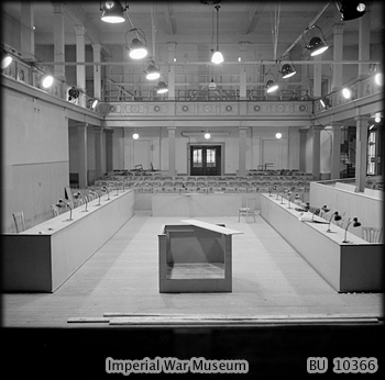 Interior view of the court-room